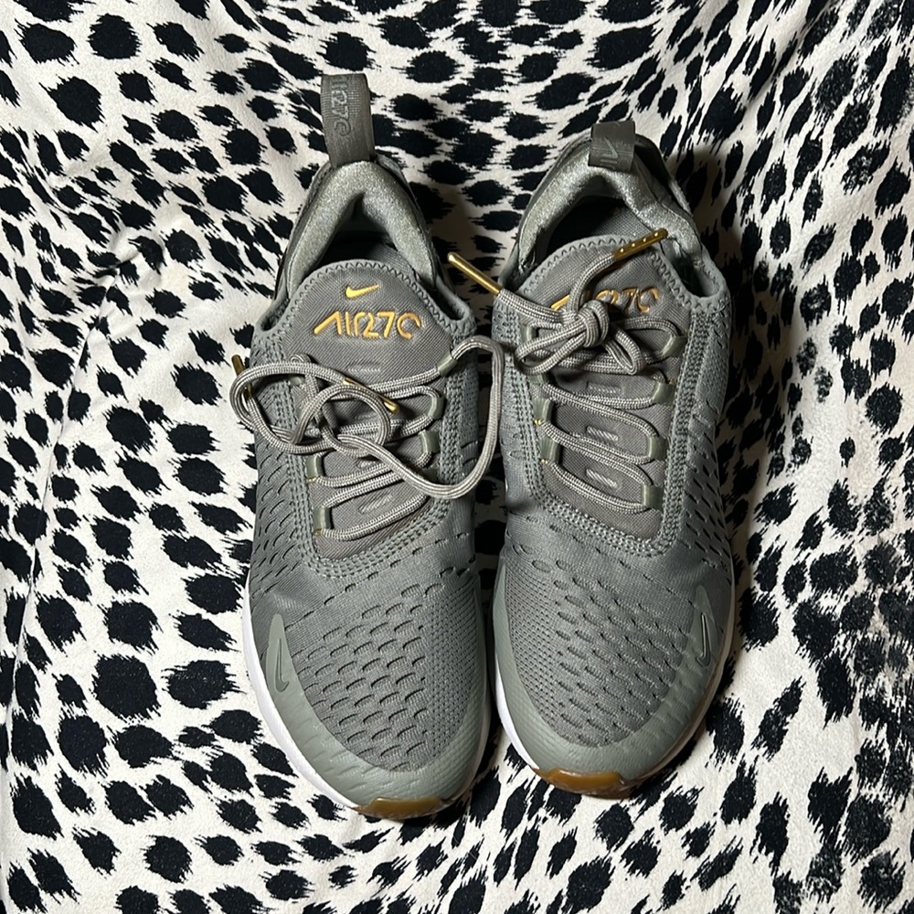 Nike Air Max 270 Dark Stucco Metallic Gold